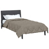 Vidaxl zomer dekbed lichtgrijs 200 x 135 cm microfiber