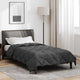 Vidaxl vol jaar dekbed antraciet 220 x 140 cm microfiber
