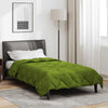 Vidaxx edredón para todo el año verde 200 x 135 cm microfibra