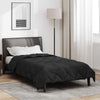 Vidaxl vol jaar dekbed zwart 220 x 155 cm microfiber