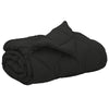 Vidaxl vol jaar dekbed zwart 220 x 260 cm microfiber