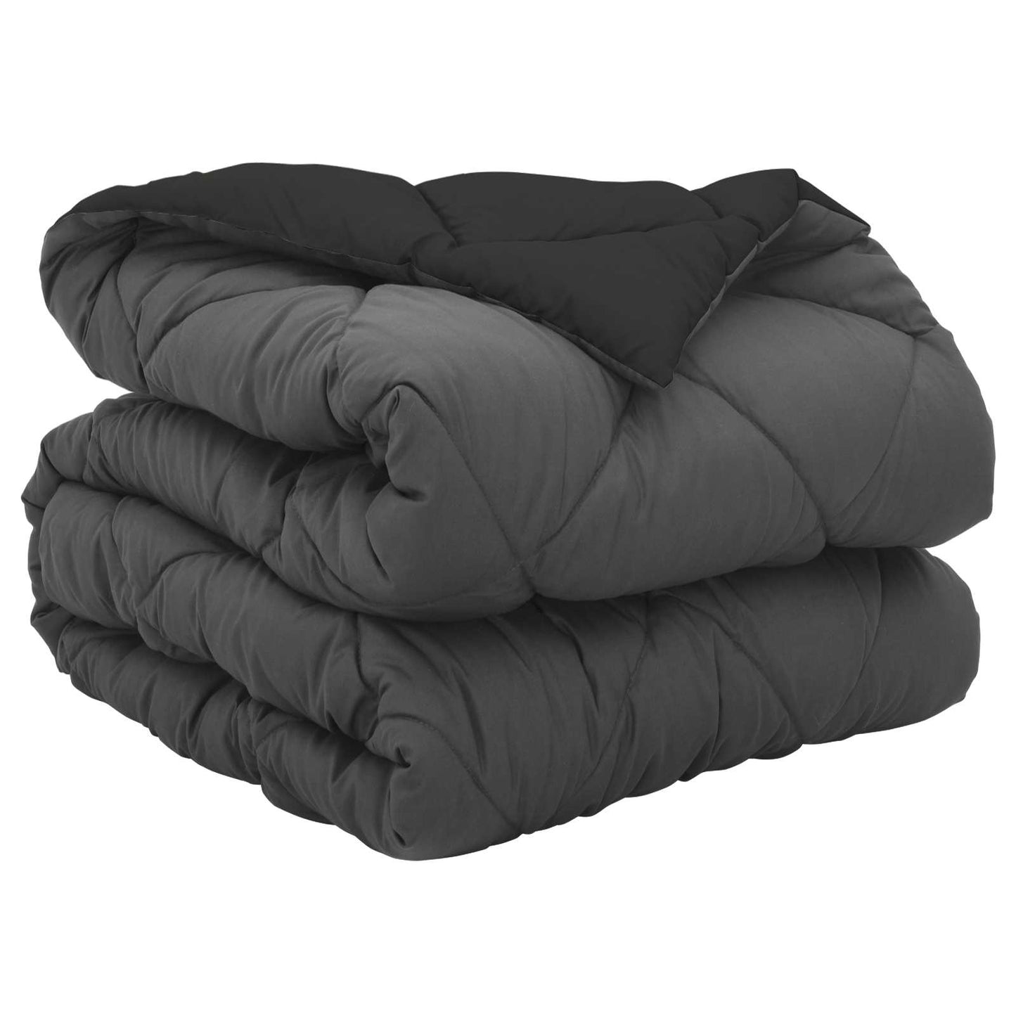 Piumino intero anno Vidaxx nero e antracite 200 x 135 cm in microfibra