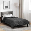 Piumino intero anno Vidaxx nero e antracite 220 x 155 cm in microfibra