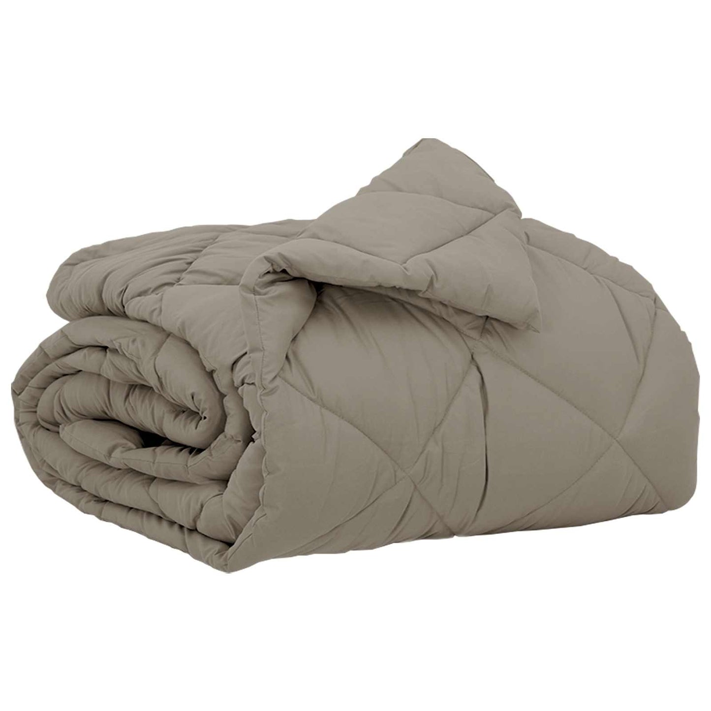 Vidaxl vol jaar dekbed lichtgrijs 220 x 135 cm microfiber