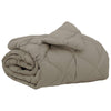 Vidaxl vol jaar dekbed lichtgrijs 220 x 155 cm microfiber