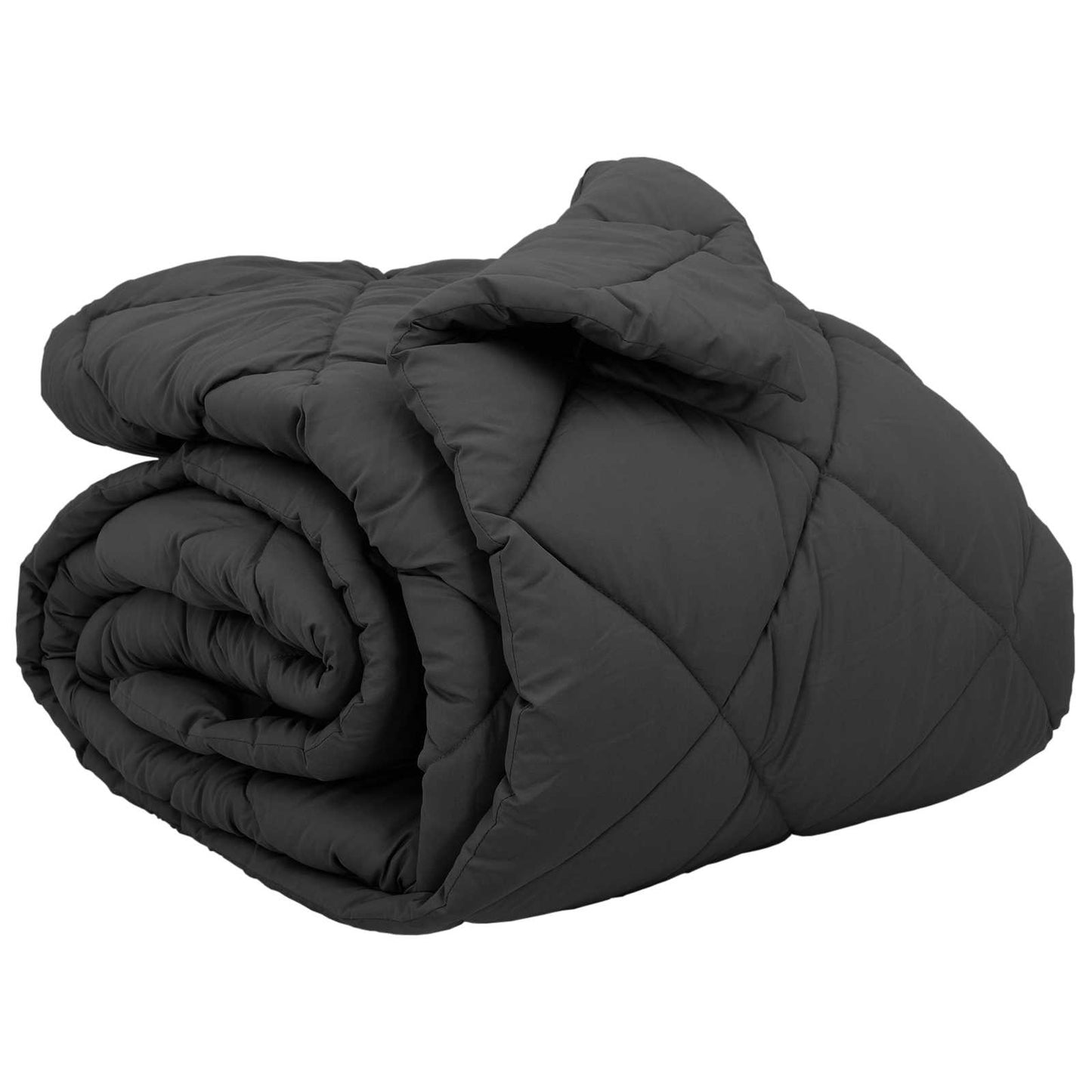 Vidaxl winter dekbed antraciet 240 x 260 cm microfiber