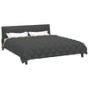 Vidaxl winter dekbed antraciet en taupe 200 x 200 cm microfiber