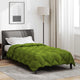 Vidaxl winter dekbed groen 200 x 140 cm microfiber