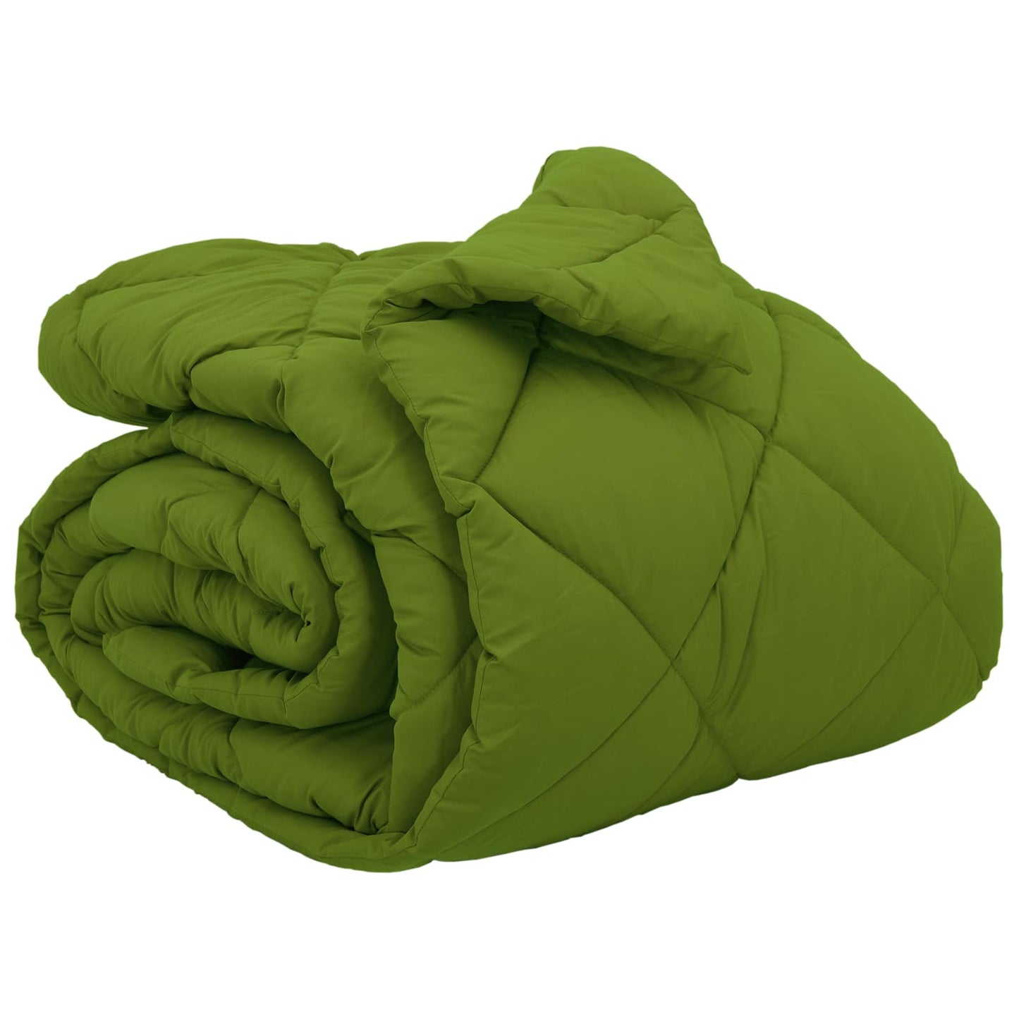 Vidaxl winter dekbed groen 200 x 200 cm microfiber