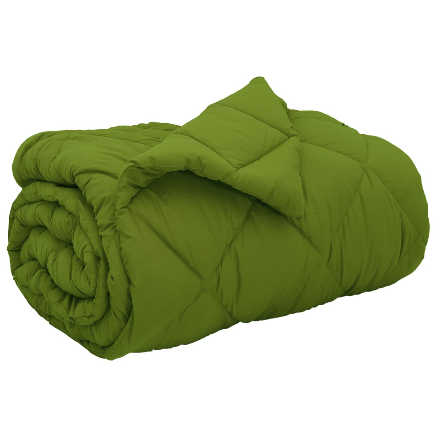 Vidaxl winter dekbed groen 220 x 155 cm microfiber
