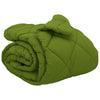 Vidaxl edredón de invierno verde 220 x 240 cm microfibra