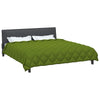Vidaxl edredón de invierno verde 220 x 240 cm microfibra