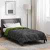 Piumino invernale Vidaxl verde e antracite 220 x 155 cm in microfibra