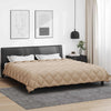 Vidaxl winter dekbed taupe 240 x 260 cm microfiber