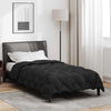 Vidaxl winter dekbed zwart 200 x 140 cm microfiber
