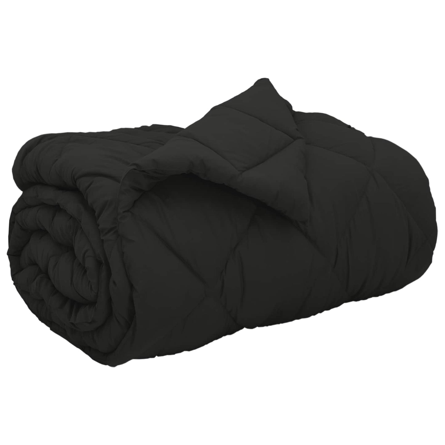 Vidaxl winter dekbed zwart 200 x 155 cm microfiber