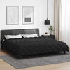 Vidaxl winter dekbed zwart 220 x 200 cm microfiber