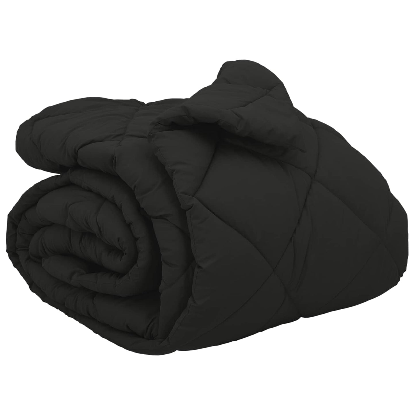 Vidaxl winter dekbed zwart 220 x 200 cm microfiber