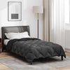 Vidaxl winter dekbed zwart en anthraciet 220 x 140 cm microfiber