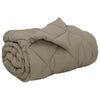 Vidaxl winter dekbed lichtgrijs 200 x 155 cm microfiber
