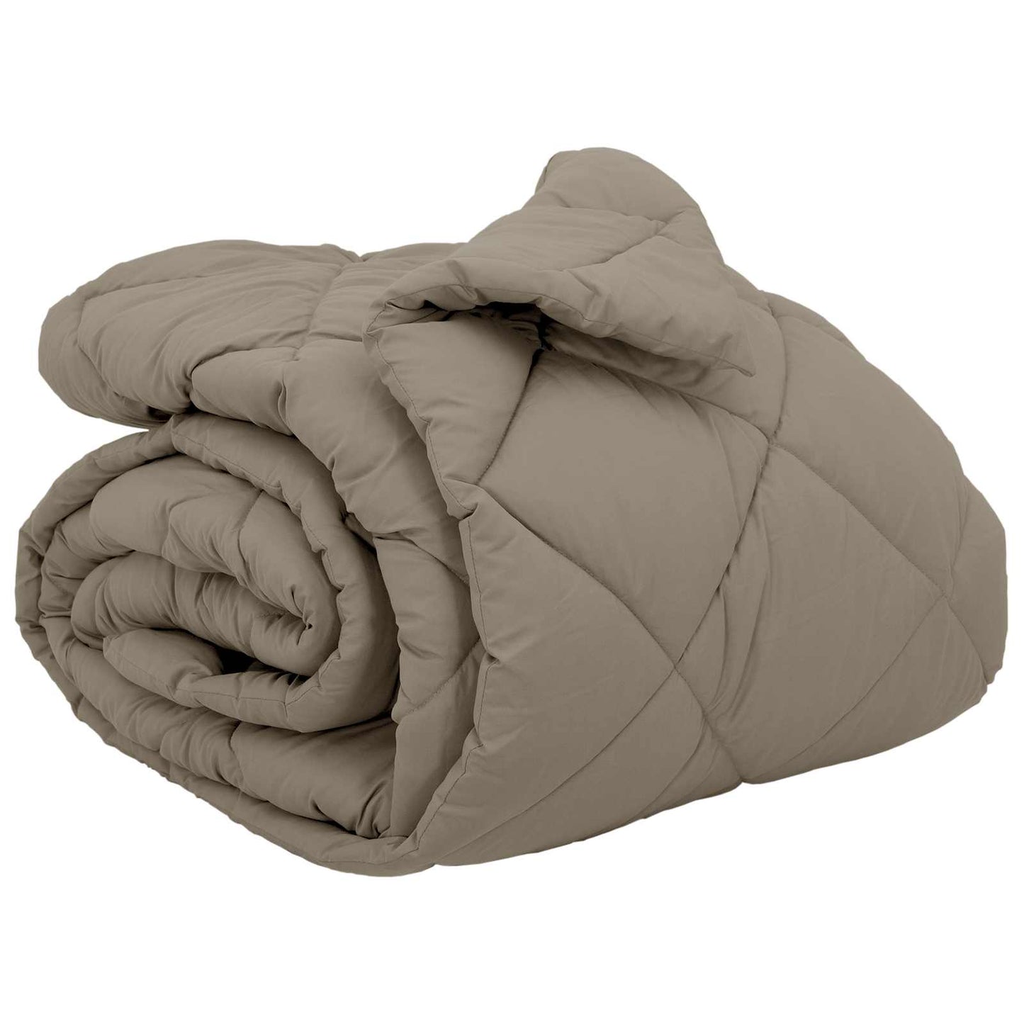 Vidaxl winter dekbed lichtgrijs 220 x 240 cm microfiber