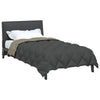Vidaxl winter dekbed lichtgrijs en antraciet 200 x 135 cm microfiber