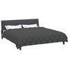 Vidaxl winter dekbed lichtgrijs en antraciet 220 x 240 cm microfiber