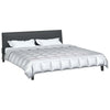 Vidaxl zomer dekbed zilver 220 x 240 cm satijn en microfiber