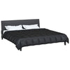 Vidaxl vol jaar dekbed zwart 200 x 200 cm satijn en microfiber