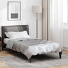 Vidaxl vol jaar dekbed zilver 200 x 155 cm satijn en microfiber