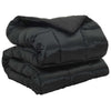Piumino invernale Vidaxx nero 220 x 260 cm in raso e microfibra
