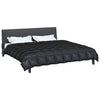 Piumino invernale Vidaxx nero 220 x 260 cm in raso e microfibra