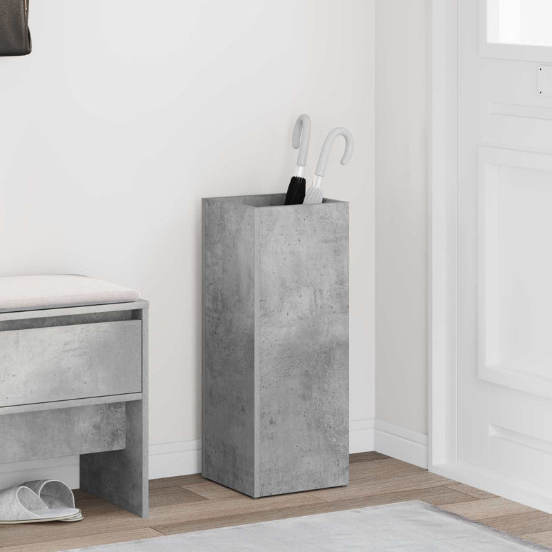 Ombrello Vidaxx standard grigio cemento 25 x 24,5 x 64 cm in legno composito