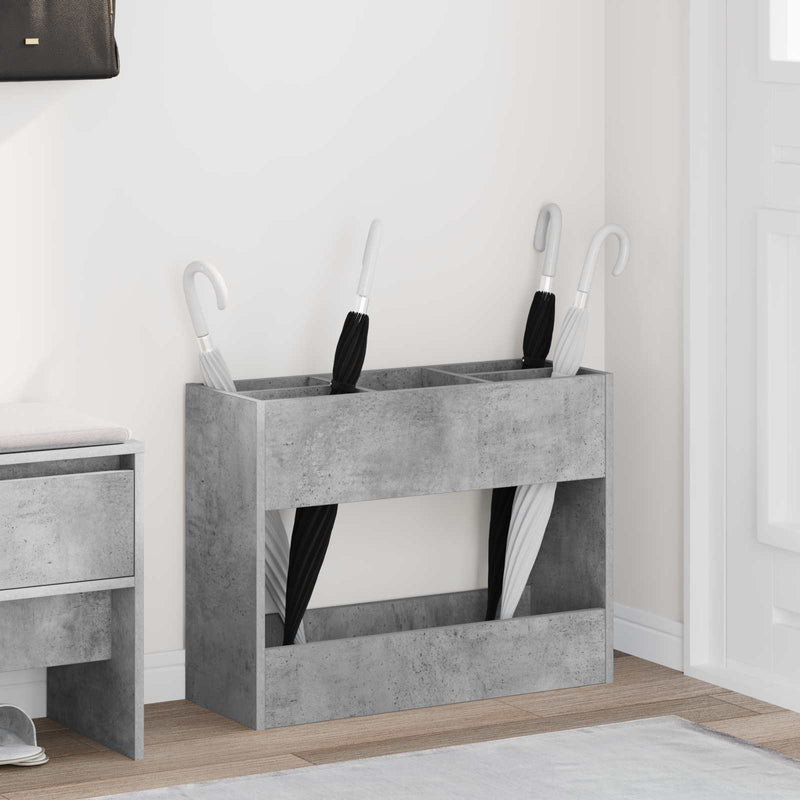 Vidaxx paraguas estándar hormigón gris 65 x 24 x 50 cm madera procesada