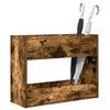 Vidaxl paraplu standaard gerookt eiken 65 x 24 x 50 cm bewerkt hout