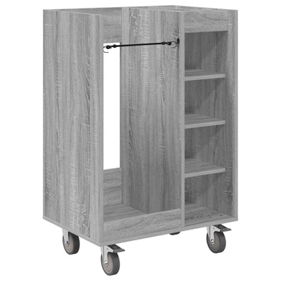 Vidaxl golfkast met wiel effen grijs sonoma 65 x 45 x 98 cm