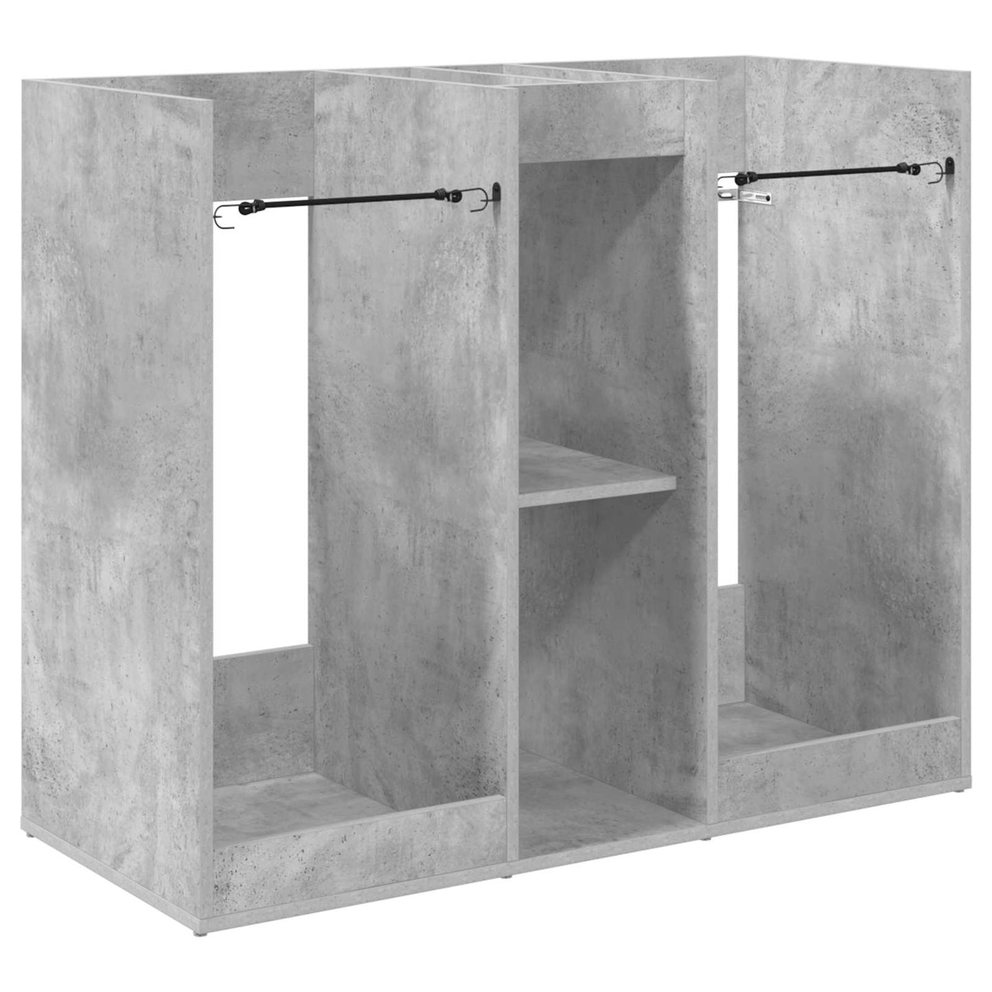 Vidaxx mueble de golf gris cemento liso 102 x 45 x 85,5 cm