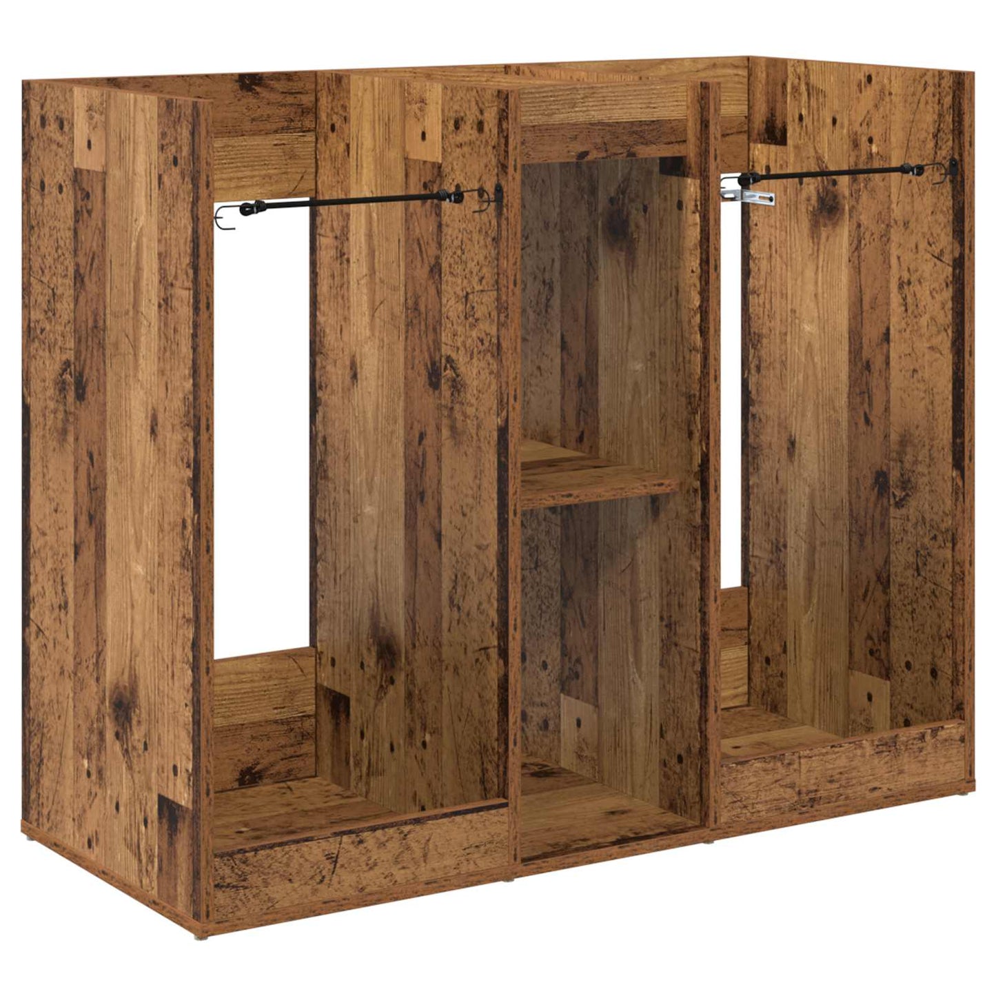 Vidaxl golfkast effen oudhout 102 x 45 x 85,5 cm