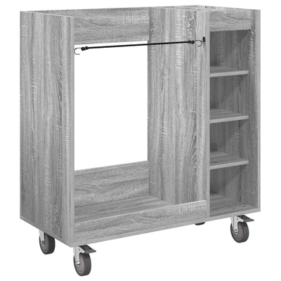 Vidaxl golfkast met wiel effen grijs sonoma 90 x 45 x 98 cm