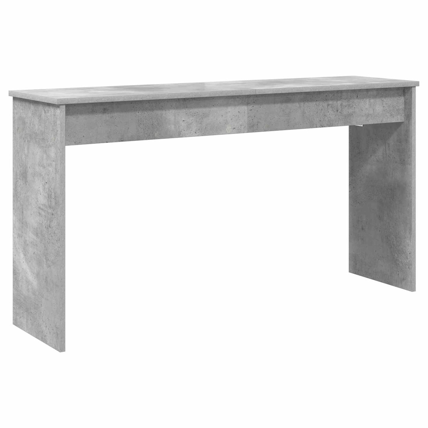 Vidaxxl soporte para teclado gris hormigón 120 x 32 x 64 cm acabado madera