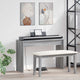 Vidaxl keyboardstand grijs sonoma 100 x 32 x 64 cm bewerkt hout