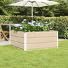 Vidaxx macetero marfil 100 x 100 x 45 cm acero