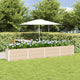 Vidaxl plantenbak ivoor 320 x 40 x 45 cm staal