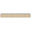 Jardinera vidaxx marfil 400 x 80 x 45 cm acero