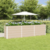 Vidaxl plantenbak ivoor 480 x 50 x 45 cm gegalvaniseerd staal