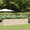 Vidaxl plantenbak ivoor 480 x 50 x 45 cm gegalvaniseerd staal