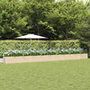Vidaxl plantenbak ivoor 480 x 50 x 45 cm gegalvaniseerd staal