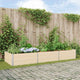 Vidaxl plantenbak ivoor 195 x 100 x 45 cm gegalvaniseerd staal