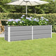 Jardinera vidaxx gris claro 160 x 40 x 45 cm acero