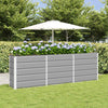 Jardinera vidaxx gris claro 160 x 40 x 75 cm acero